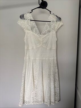 embroidered lace long sleeve dress topper MAGNOLIA #1 / Boat Neck Lace Topper with Long Sleeves